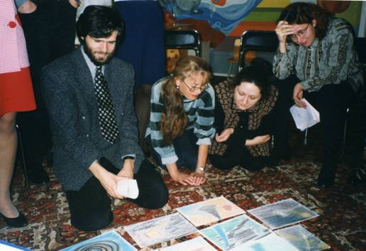 На семинаре Станислава Раевского, г. Кемерово,  октябрь 1999г.